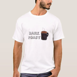 T-shirt Café torréfié foncé