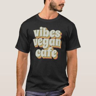 T-shirt Café Végan Groovy Vibes