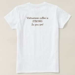 T-shirt café vietnamien