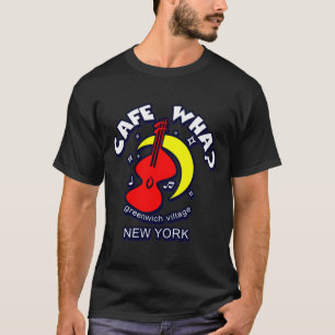 T-shirt Cafe Wha La scène folk de New York 