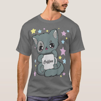 T-shirt Café Yami Kawaii Chibi Anime Chat Moka Fairy Kei