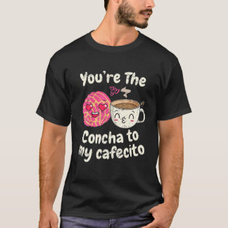 T-shirt Cafecito y Pan Dulce Cafecito Y Chisme Latina Vale