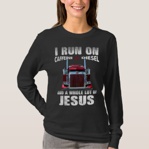 T-shirt Caféine Diesel Jésus Christian Trucker désorganisé