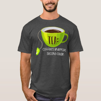 T-shirt Cafés TEA sous-évalués Second Cousin sur Brown 4