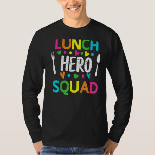 T-shirt Cafétéria de l'équipe de paniers-repas de l'école