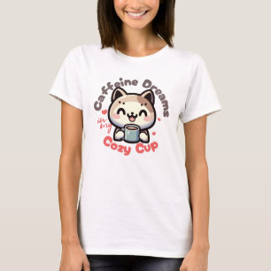 T-shirt Caffeine Dreams Chat Delight