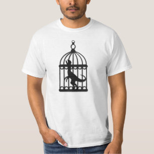 T-shirt Cage à oiseaux de Velociraptor