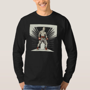 T-shirt Cage et boxe de combat libre et de MMA de vieil ho