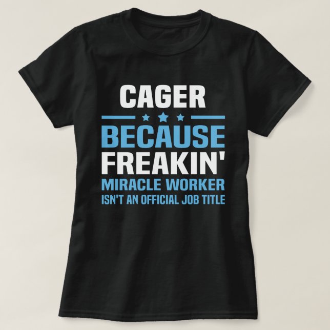 T-shirt Cager (Design devant)