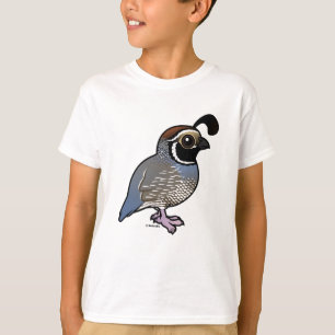 T-shirt Cailles de Californie mignonnes