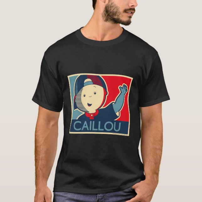 T-shirt Caillou Caillou Gris Petit (Devant)