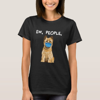 T-shirt Cairn Terrier Ew Personnes Chien Portant