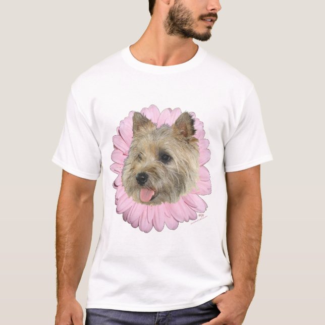 T-shirt Cairn Terrier Springtime Flower (Devant)