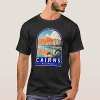 Cairns Australia Travel Art Vintage