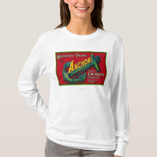 T-shirt Caisse LabelYakima, WA de poire d'Ancre