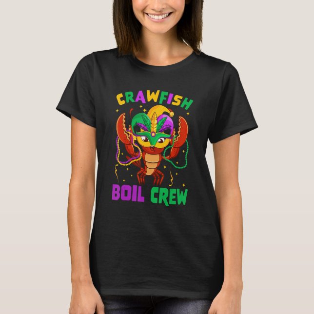 T-shirt Cajun Crawfish Boil Party Crawfish Crew Southern M (Devant)