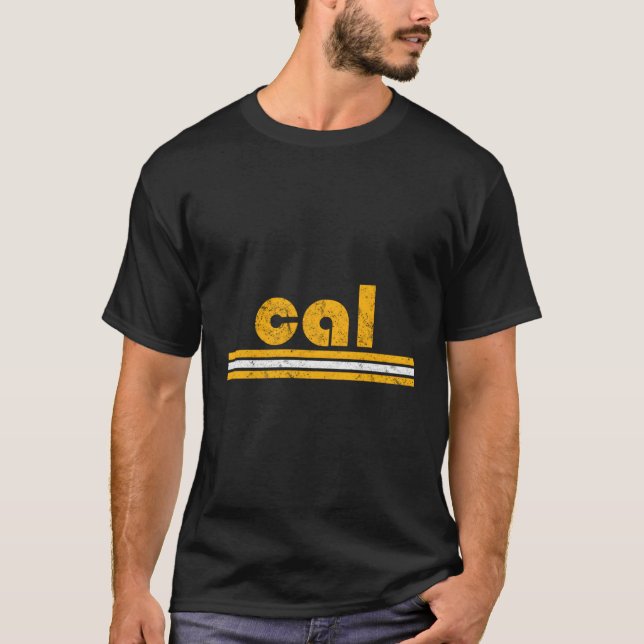 T-shirt Cal Three Stripe California Throwback (Devant)
