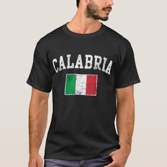 T-shirt Calabria Italy (Devant)