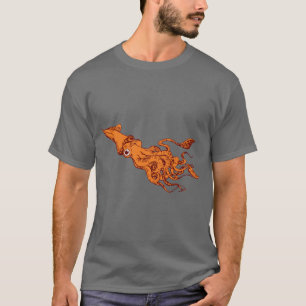 T-SHIRT CALAMARI ROUGE