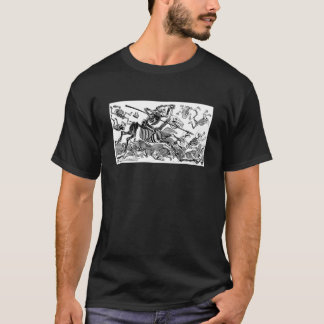 T-shirt "Calavera de Don don Quichotte" circa 1900's tôt
