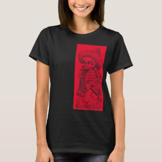 T-shirt Calavera en rouge