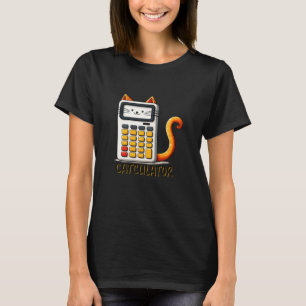 T-shirt Calculateur de chat drôle hilarant conception de b