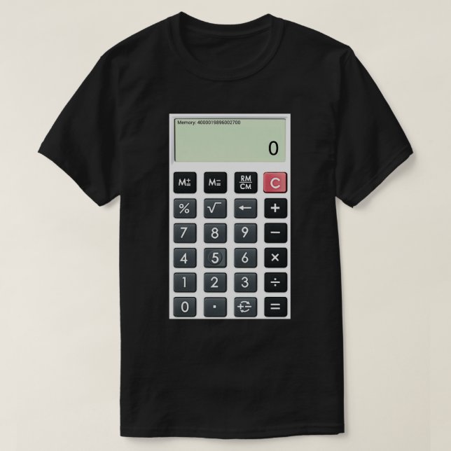 T-shirt Calculatrice (Design devant)