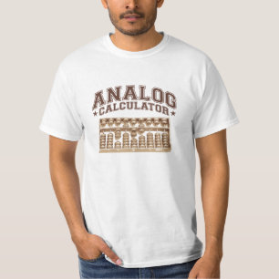 T-shirt Calculatrice analogue