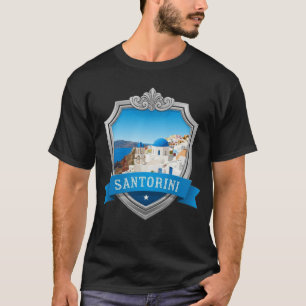 T-shirt Caldera View Santorini Grèce Cyclades Voyages