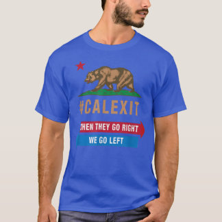 T-shirt Caleit Quand Ils Partent À Droite Nous Partons À G