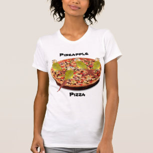 T-shirt Calembour de perroquet "de pizza d'ananas"