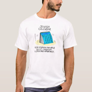 T-shirt Calendrier juif de manger avec excès