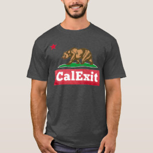 T-shirt CalExit California Quitter États-Unis Secede