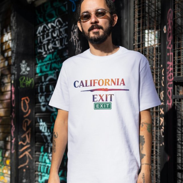 T-shirt Calexit : Indépendance de la Californie - Etat pol (#Political #State #USA #Trendy)