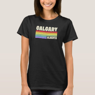 T-shirt Calgary Alberta Canada Rainbow Pride Merch Ret