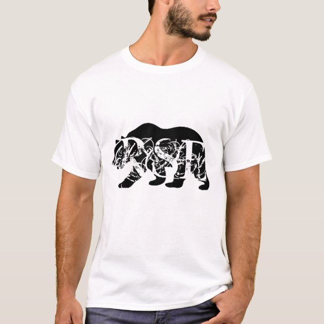 T-shirt Cali Bear/RSE (pièce en t blanche) (Devant)