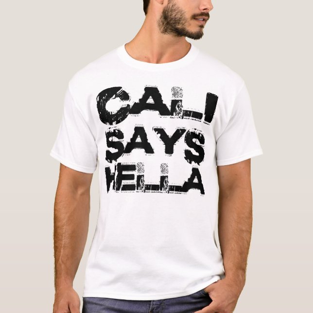 T-shirt Cali dit Hella (Noir) (Devant)