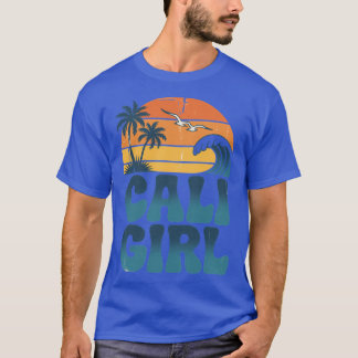 T-shirt Cali Girl California Beach Summer Vacation boy