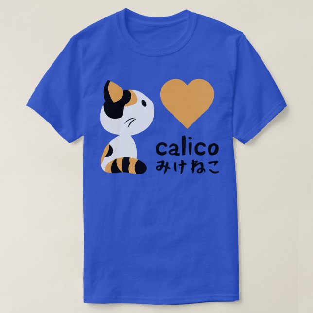 T-shirt Calico Je t'aime (Design devant)