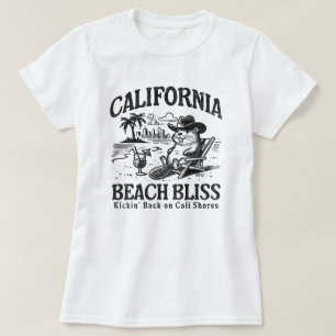 T-shirt California Beach Bliss sur Cali Shores