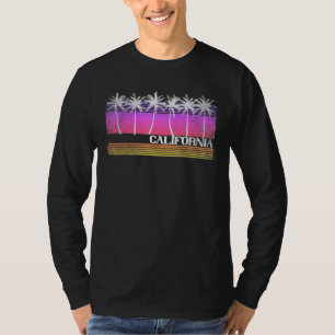 T-shirt California Retro Style Vintage Beach Surf Sunset 7