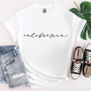 T-shirt California Script State pour femmes