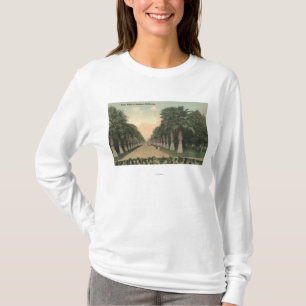 T-shirt CaliforniaPalms à côté de route