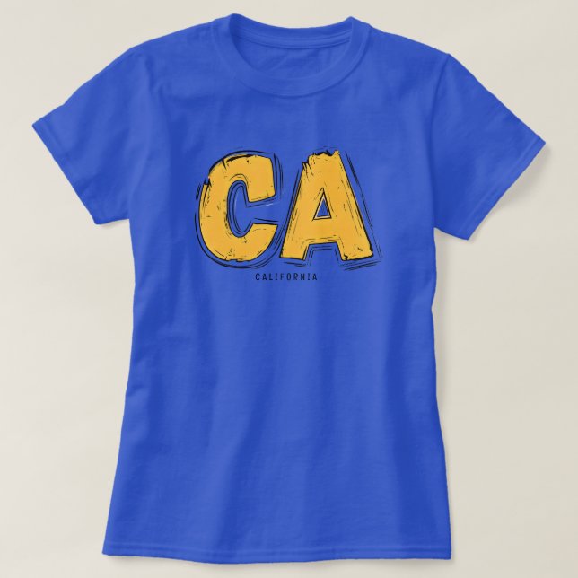 T-shirt Californie CA (Design devant)
