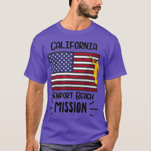 T-shirt Californie Newport Beach Mormon LDS Mission Cadeau