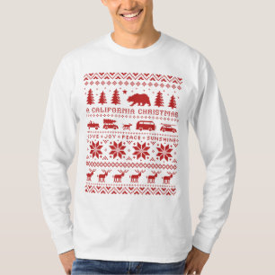 T-shirt Californie Noël moche mignon Xmas Swete Design