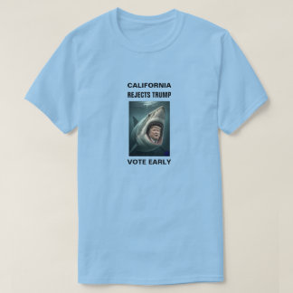 T-SHIRT CALIFORNIE REJETTE TRUMP