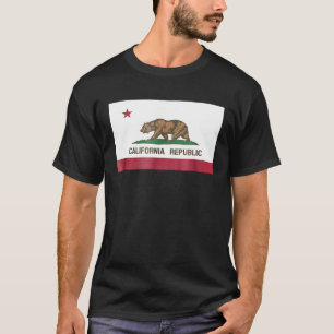 T-shirt Californie République Cali Drapeau NorCal SoCal