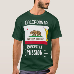 T-shirt Californie Roseville Mormon LDS Mission Cadeau