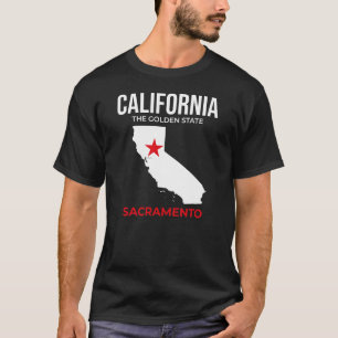 T-shirt Californie, Sacramento – l'État doré, États-Unis